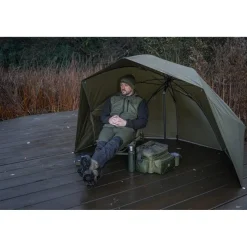 Korum Abri Progress - Graphite Brolly Shelter 50” * Parapluies