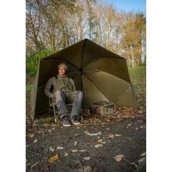 Korum Abri Progress - Graphite Brolly Shelter 50” * Parapluies