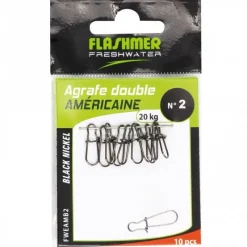 Flashmer Agrafe Américaine Fw - Par 10 * Montage Ligne