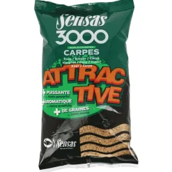 Sensas Amorce 3000 Attractive Carpes * Appâts - Amorces