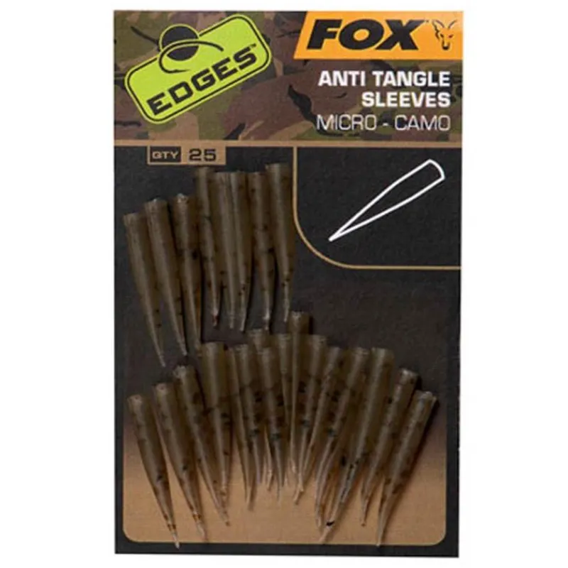 Fox Anti Tangle Edges Camo Anti Tangle Sleeves * Montages Carpe