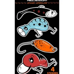 Autocollant Hot Spot Design Sticker Lady Angler