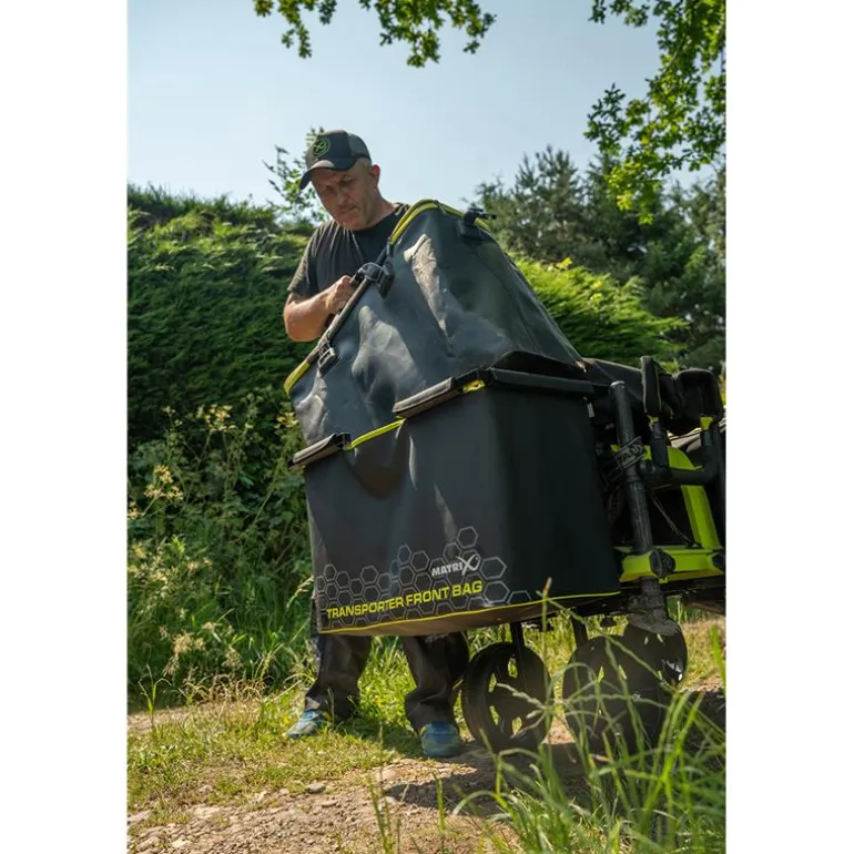 Bac Pour Chariot Fox Matrix 4 Wheel Transporter Front Bag