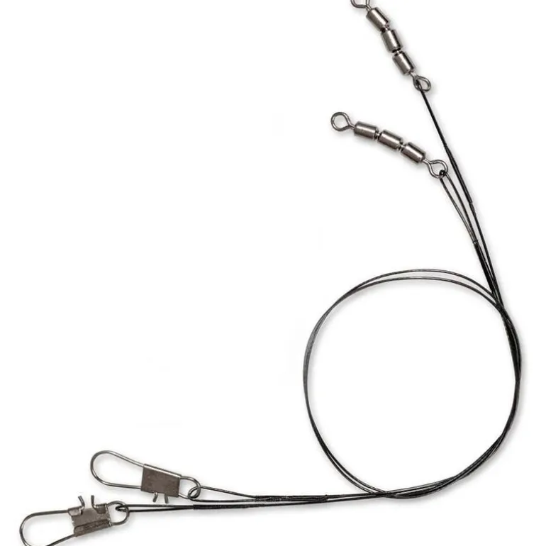 Bas De Ligne Acier Zebco Trophy 1X7 Rolling - Par 2