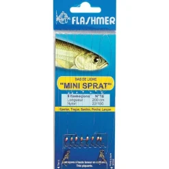 Flashmer Bas De Ligne Mini' Sprat * Lignes Montées