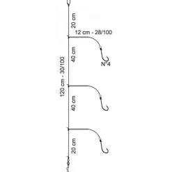 Flashmer Bas De Ligne Spécial Mer * Lignes Montées