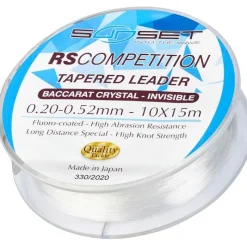 Sunset Bas De Ligne Tapered Leader Rs Competition 15Mx10 * Tresses - Fils - Bdl Mer