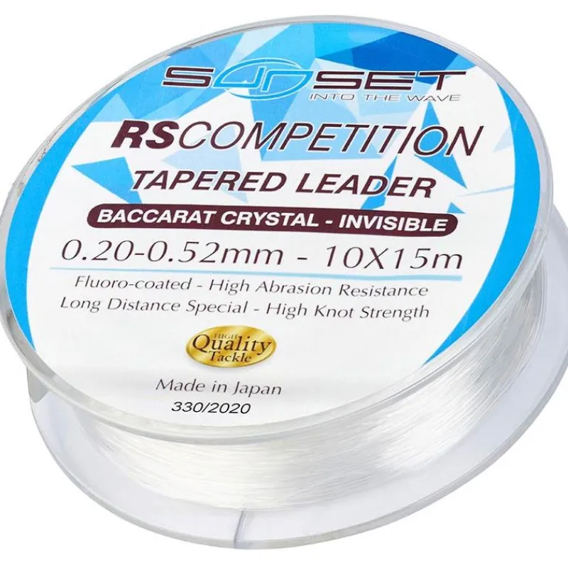 Sunset Bas De Ligne Tapered Leader Rs Competition 15Mx10 * Tresses - Fils - Bdl Mer