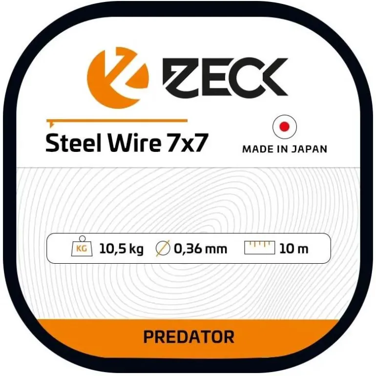 Bas De Ligne Zeck 7X7 Steel Wire