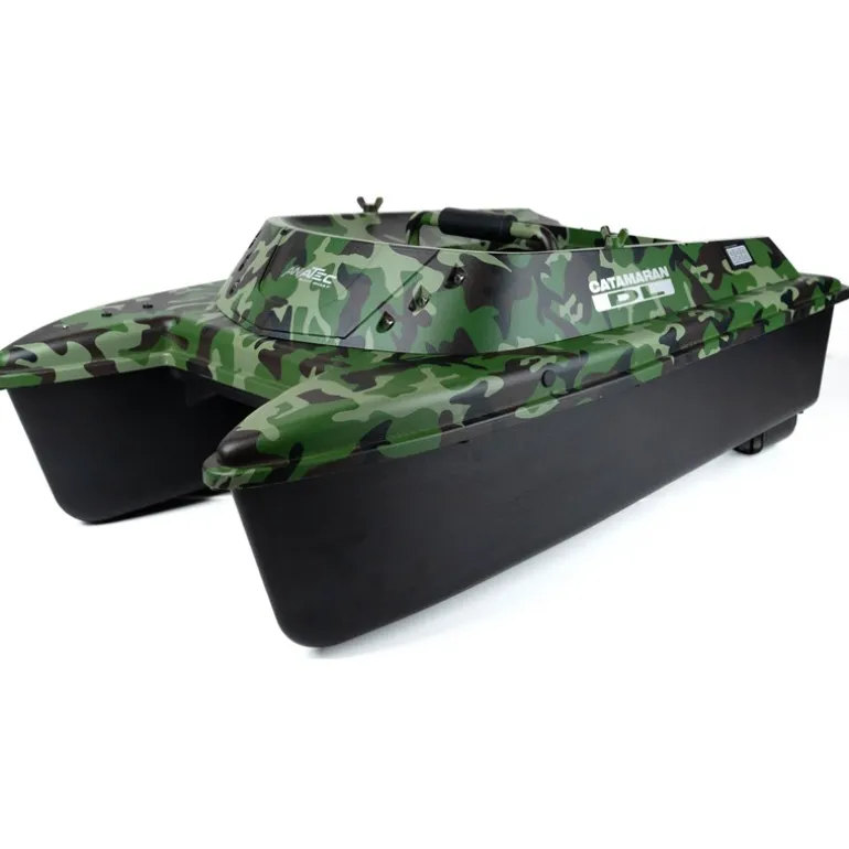 Bateau Amorceur Anatec Catamaran Forest Lithium 16Ah + An-I6x + Fishing Robot
