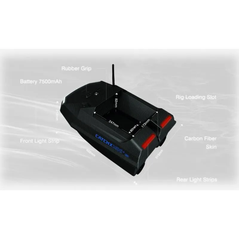 Rippton Bateau Amorceur Catchx Mini Gps * Propulsion Appâts