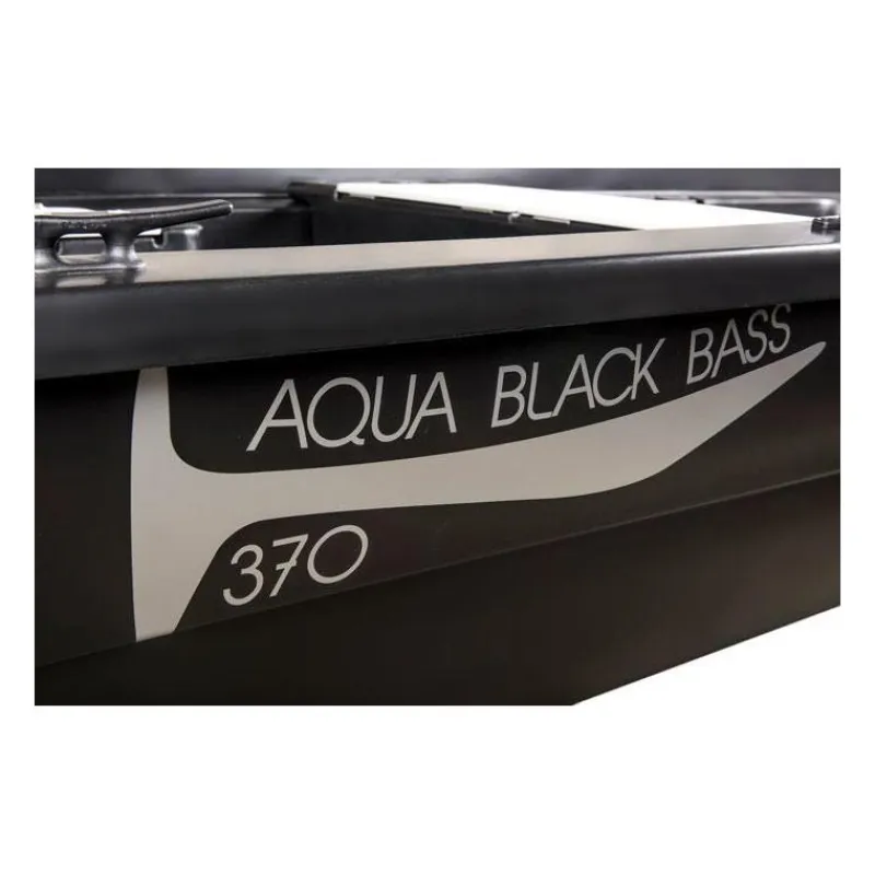 Rigiflex Bateau Black Bass 37 Noir * Barques & Bateaux De Pêche