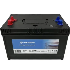 Pecheur.com Batterie Decharge Lente Marine 115Ah * Batteries & Chargeurs