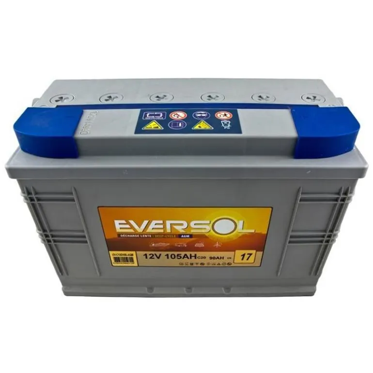 Batterie Eversol Decharge Lente Agm 12V