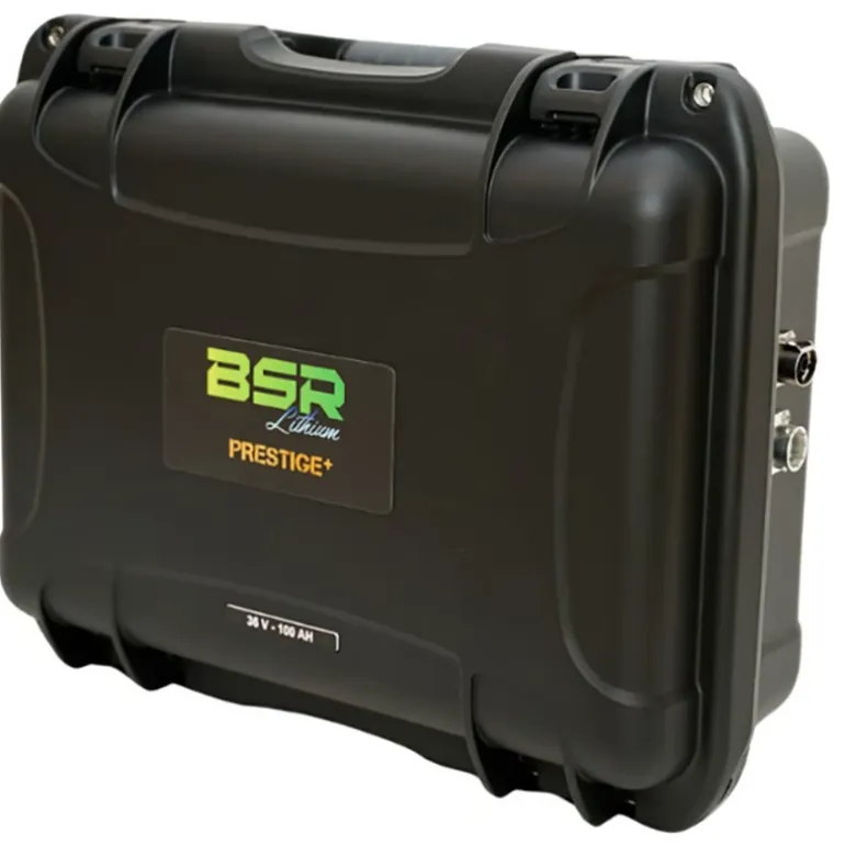 Batterie Lithium Bsr Prestige Lifepo4 Gen3+ 36V100ah +1 Sortie Régulée Sondeur Et Chargeur Non Étanche 10A