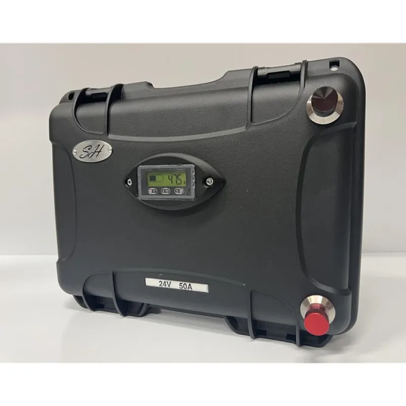 SH Lithium Batterie Lithium Ion Gamme Haute Performance Brushless - 24V50a + Chargeur * Batteries & Chargeurs