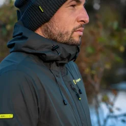 Ridge Monkey Blouson Homme Thermapro Waterproof Shell - Green * Vestes De Pêche
