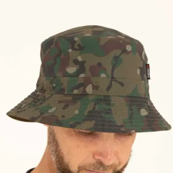 Trakker Bob Reversible Water-Resistant Bucket Hat - Kaki/Camo * Casquettes, Visières & Chapeaux