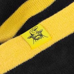 Black Cat Bonnet Bobble Hat - Noir/Jaune * Bonnets, Tours De Cou & Gants