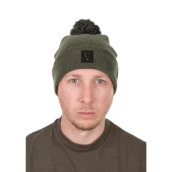 Bonnet Fox Collection Bobble Hat - Vert