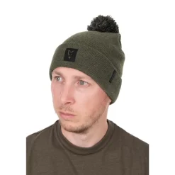 Bonnet Fox Collection Bobble Hat - Vert