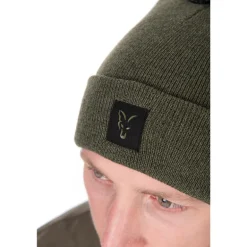 Bonnet Fox Collection Bobble Hat - Vert