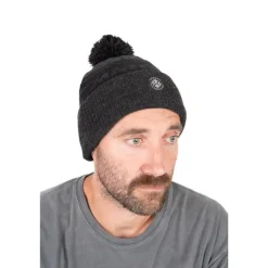 Fox Matrix Bonnet Grey Sherpa Bobble Hat - Gris * Bonnets, Tours De Cou & Gants