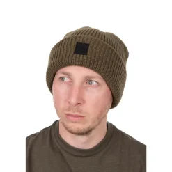 Fox Bonnet Merino Blend Beanie - Olive * Bonnets, Tours De Cou & Gants