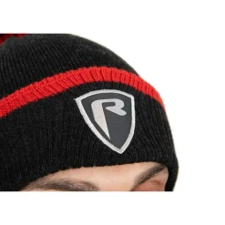 Fox Rage Bonnet Homme Voyager Dark Grey Bobble Hat - Noir * Bonnets, Tours De Cou & Gants