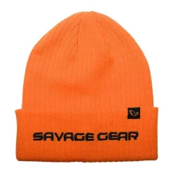Savage Gear Bonnet Homme Fold-Up - Orange * Bonnets, Tours De Cou & Gants