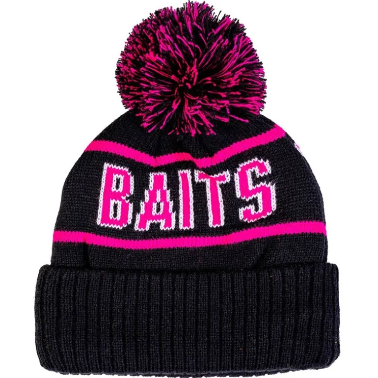 Bonnet Mainline Signature Fleeced Lined Beanie - Noir/Rose