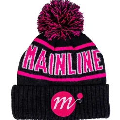 Bonnet Mainline Signature Fleeced Lined Beanie - Noir/Rose