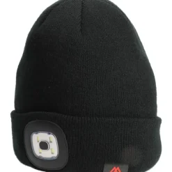 Bonnet Mikado Avec Led - Noir