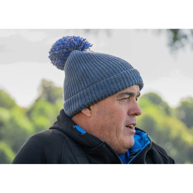 Preston Innovations Bonnet Marled Bobble - Bleu * Bonnets, Tours De Cou & Gants