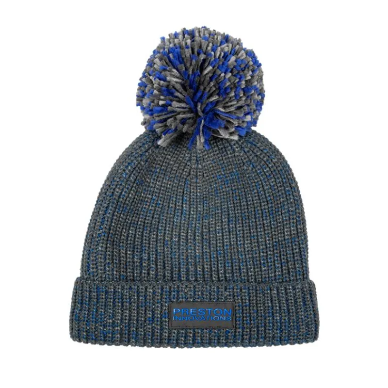 Preston Innovations Bonnet Marled Bobble - Bleu * Bonnets, Tours De Cou & Gants