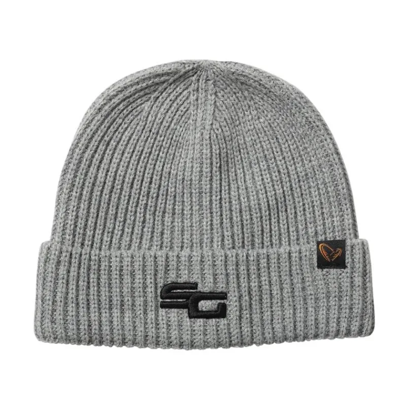 Savage Gear Bonnet Wool Mix Beanie Grey * Bonnets, Tours De Cou & Gants
