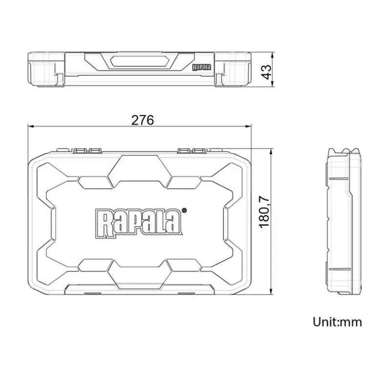 Boîte À Accessoires Rapala Tackle Tray 276 Open