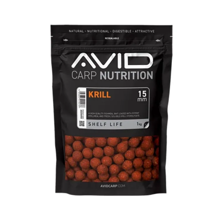 Bouillette Avid Carp Krill Boilies