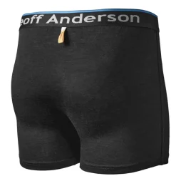 Geoff Anderson Boxer Homme Wizwool 165 Soft - Noir * Sous-Vêtements & Chaussettes