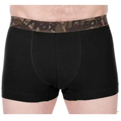 Caleçon Homme Fox Boxer Shorts - Kaki/Noir - Par 2