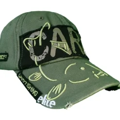 Hot Spot Design Casquette Homme Carpfishing Elite - Kaki * Casquettes, Visières & Chapeaux