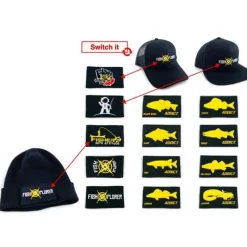 Fishxplorer Casquette Homme À Scratch Trucker Hydrofuge + Uv Résistant - Noir * Cadeaux & Décoration|Cadeaux & Décoration