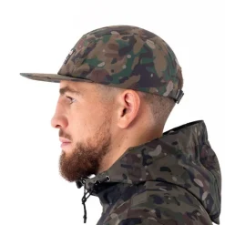 Trakker Casquette Homme Techpro Camo 5 Panel Cap - Camo * Casquettes, Visières & Chapeaux