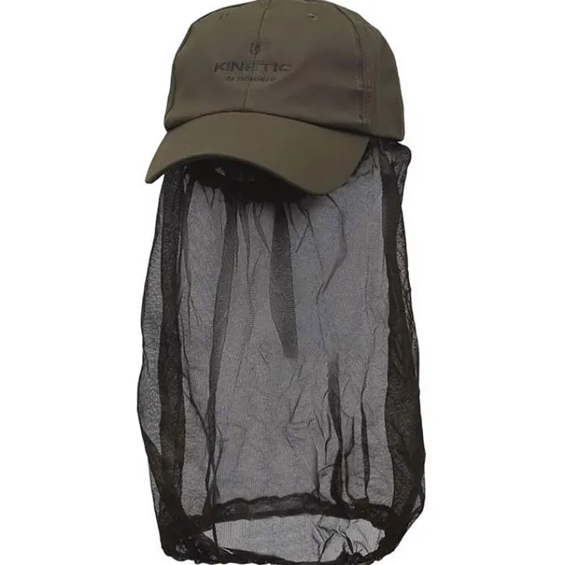 Kinetic Casquette Moustiquaire Mosquito Cap - Olive * Casquettes, Visières & Chapeaux