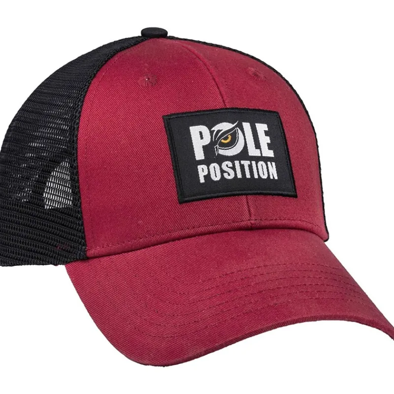 Pole Position Casquette Trucker Cap - Burgundy * Casquettes, Visières & Chapeaux