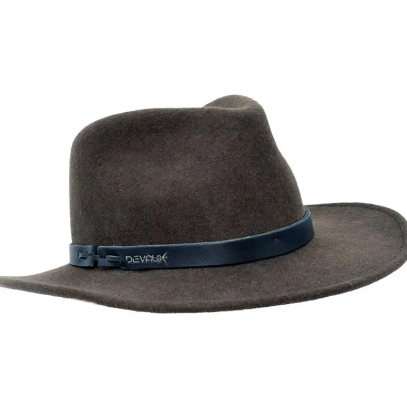 Devaux Chapeau Jumo Feutre - Marron * Casquettes, Visières & Chapeaux