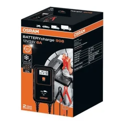 Osram Chargeur D'entretien 12V-24V 8A - Pb / Agm / Lithium * Batteries & Chargeurs