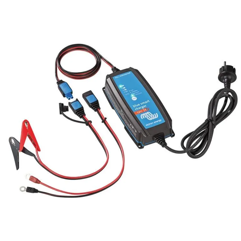 Victron Energy Chargeur Blue Smart Ip65 Charger 12/7 + Dc Connector * Batteries & Chargeurs