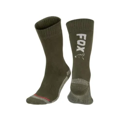 Fox Chaussettes Homme Green / Silver Thermolite Long Sock - Vert/Gris * Sous-Vêtements & Chaussettes