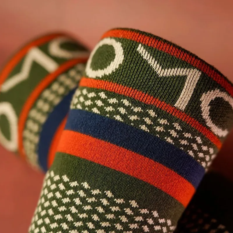 One More Cast Chaussettes Homme Spotted Eel Bamboo - Kaki * Sous-Vêtements & Chaussettes